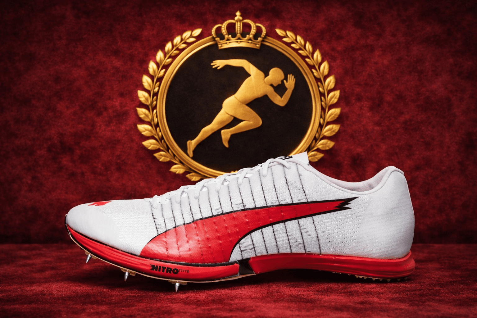 PUMA evoSPEED Forte NITRO Elite White red