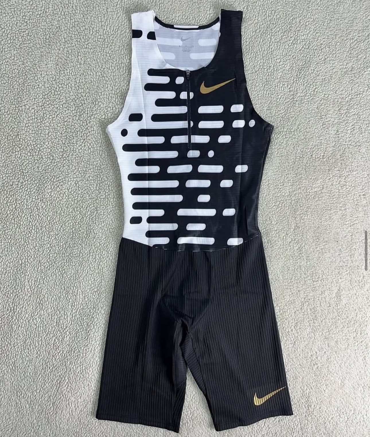 Nike Pro Elite mens speed suit gold edition