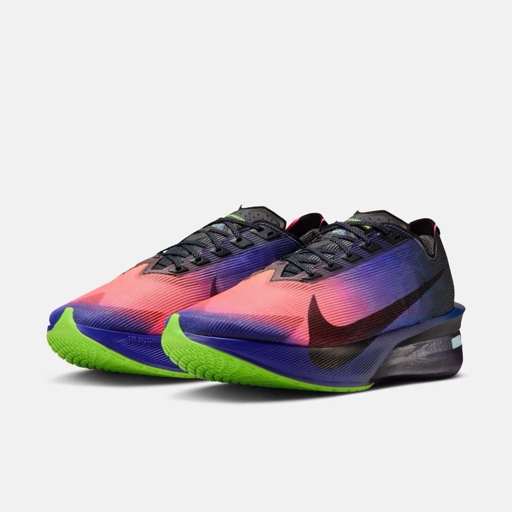 “New Nike Vaporfly 4 in the Hyper Crimson × Racer Blue gradient