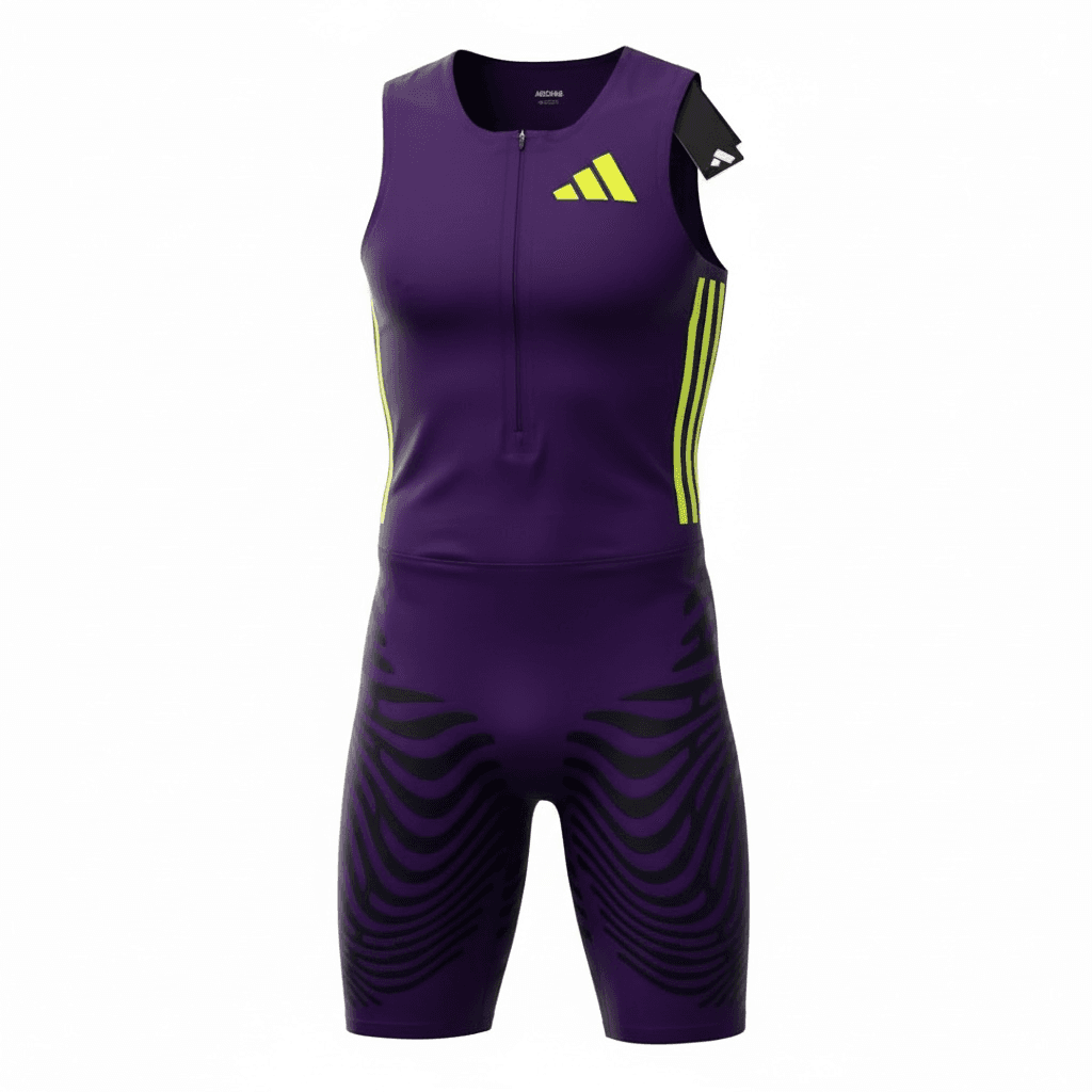 Adidas mens 2026 pro elite team rheon sleeveless speedsuit 💜