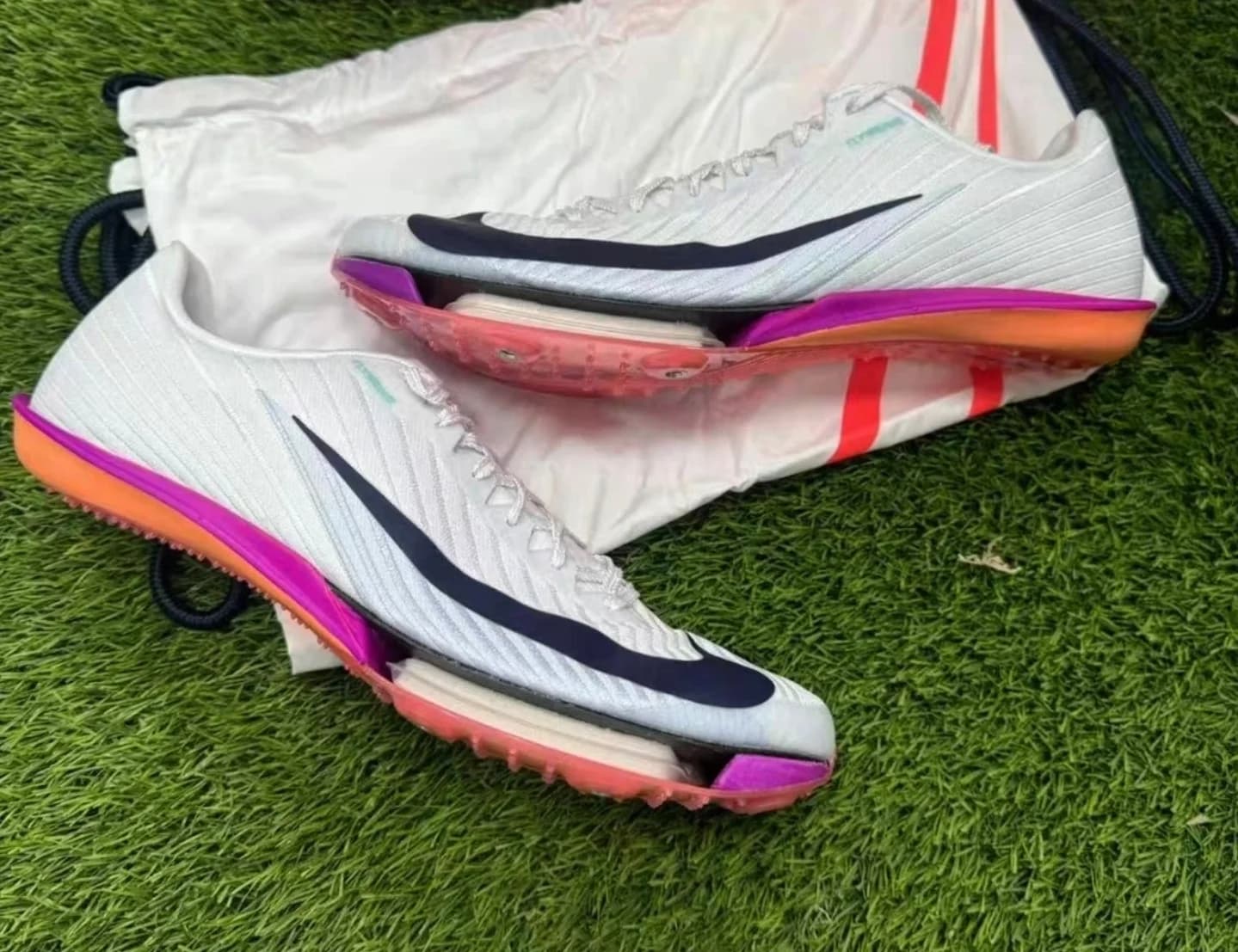 Nike Air Zoom Maxfly 2 black with purple pink